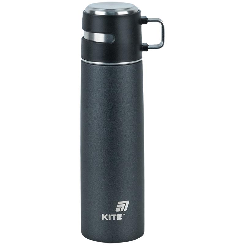 Термос KITE K25-1224-1, 500 мл, чорний